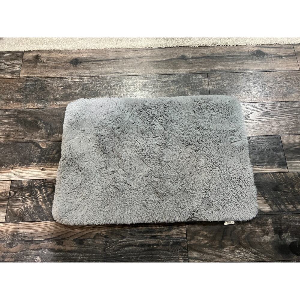 Better Home and Gardens Rug Kitchen Bathroom Indoor Grey Fluffy Furry Soft